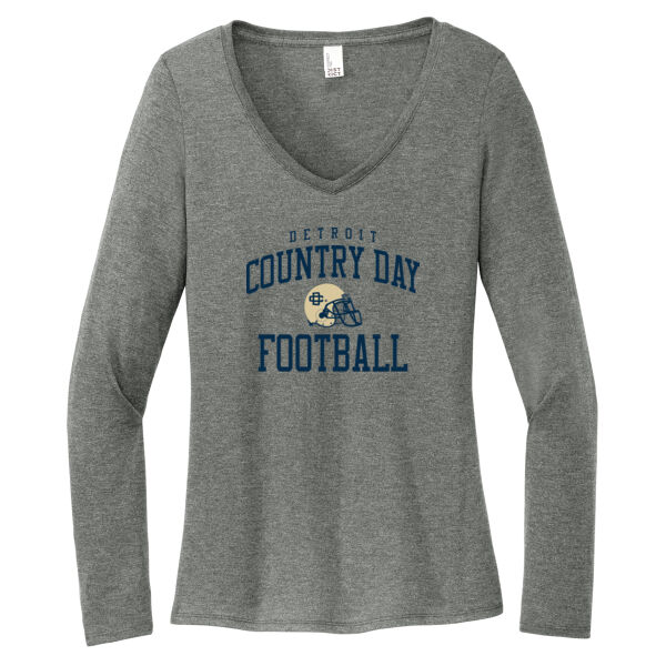 Women’s Perfect Tri® Long Sleeve V-Neck Tee Thumbnail