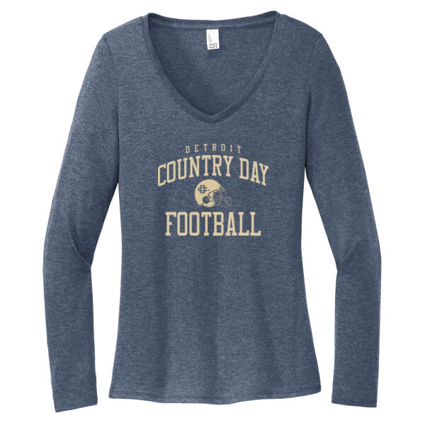 Women’s Perfect Tri® Long Sleeve V-Neck Tee Thumbnail